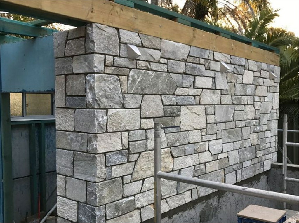 Interior & Exterior Stone Wall Crockery Unit