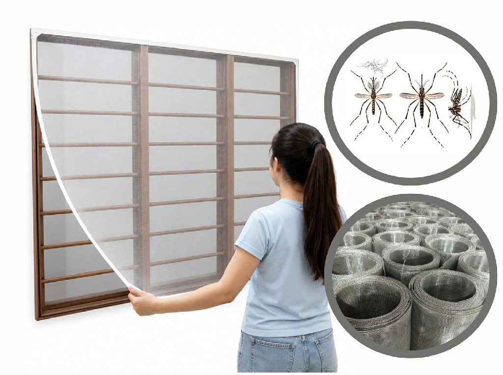 Mosquito Mesh Window Work Interior Wallpaper