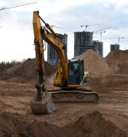 EARTHMOVING AND CRANE
