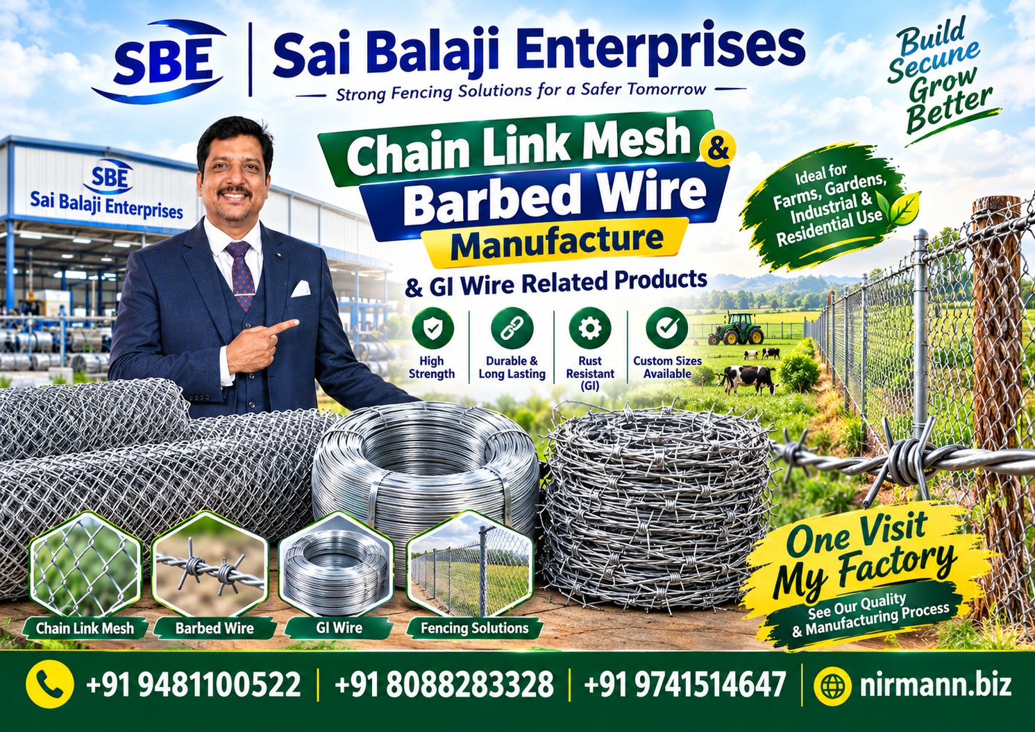 Sai Balaji Enterprises Chain Link Mesh Manufacture GI Wire Ballari 2