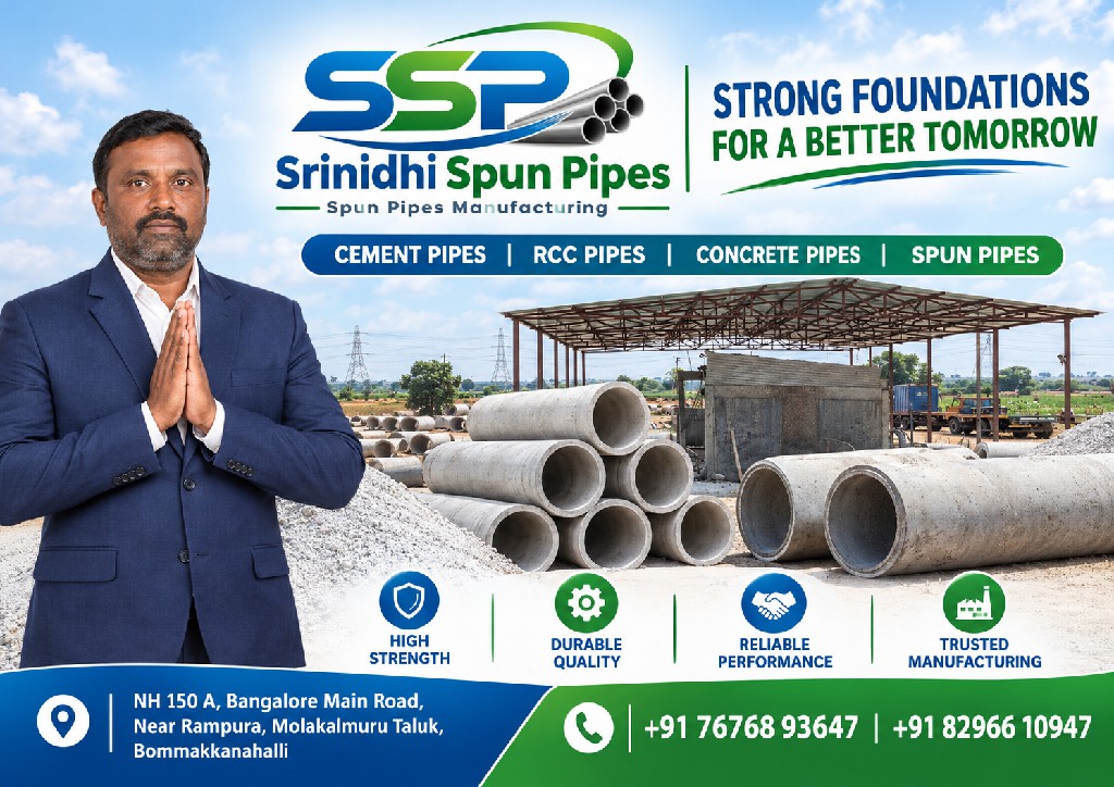 Srinidhi Spun Pipes Bommakanahalli 3