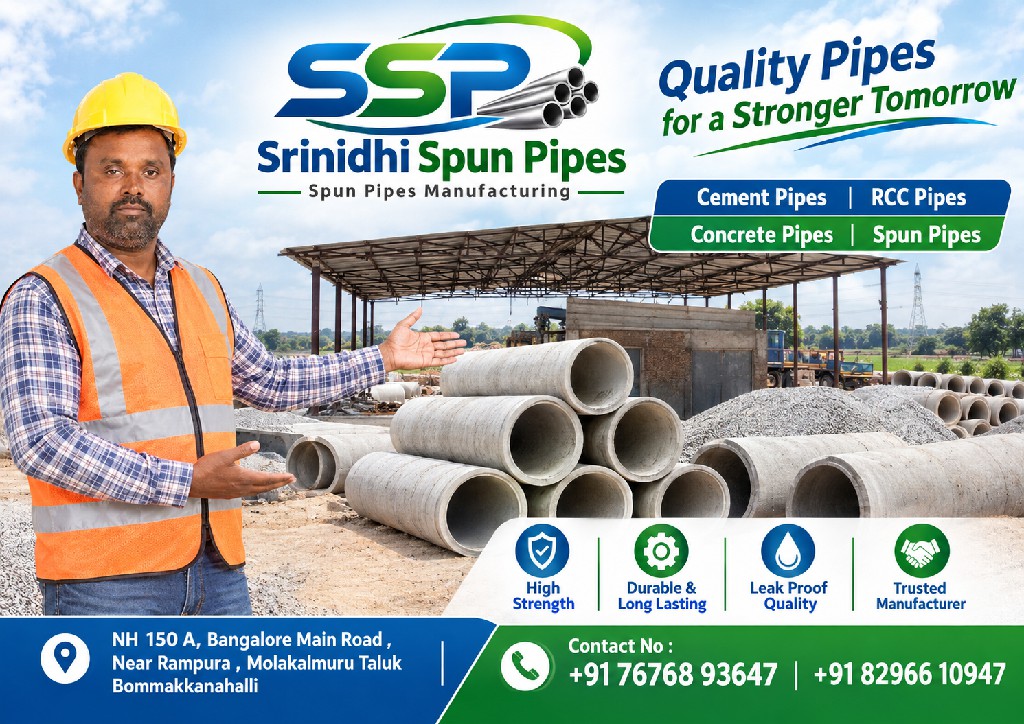 Srinidhi Spun Pipes Bommakanahalli 4